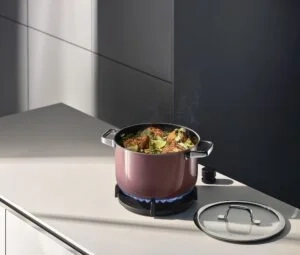 WMF - Fusiontec Mineral Pro - Zestaw garnków 4el. różowy kwarc