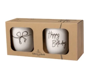 Villeroy&Boch - Statement Mugs - Zestaw kubków Happy Birthday 0,29l 2el