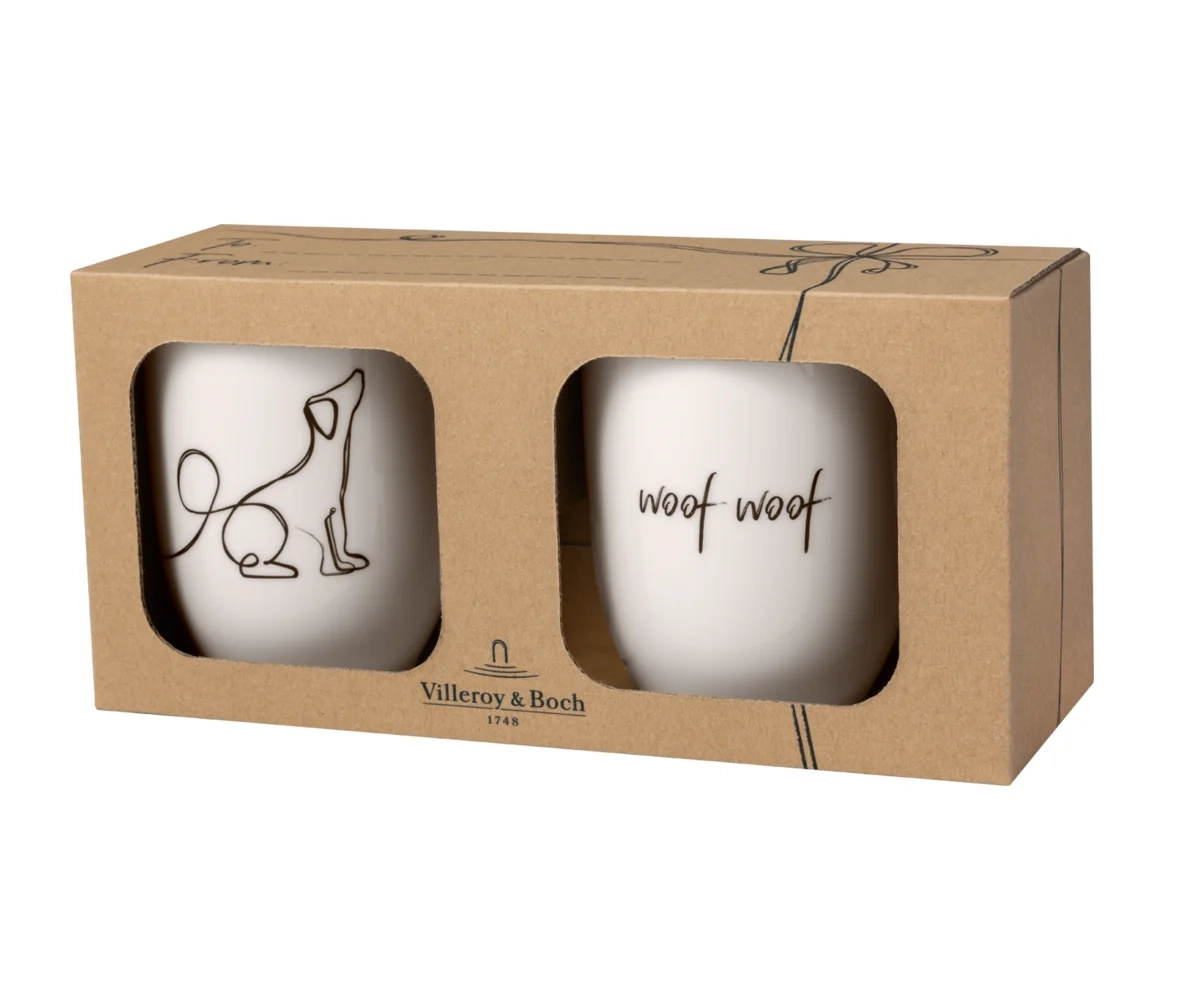 Villeroy&Boch - Statement Mugs - Zestaw kubków Dog 0,29l 2el