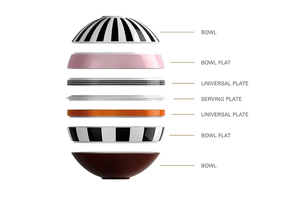 Villeroy&Boch - Iconic - La Boule memphis (zestaw 7el.)