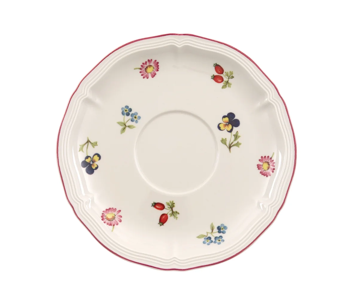 Villeroy&Boch - Petite Fleur - Spodek do filiżanki śniadaniowej 17cm