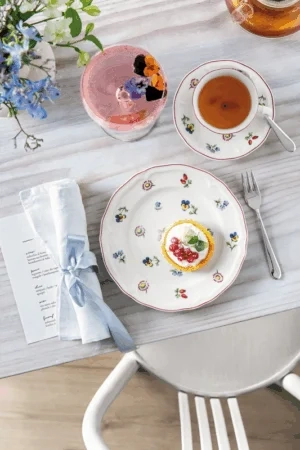 Villeroy&Boch - Petite Fleur - Spodek do filiżanki do kawy/herbaty 15cm