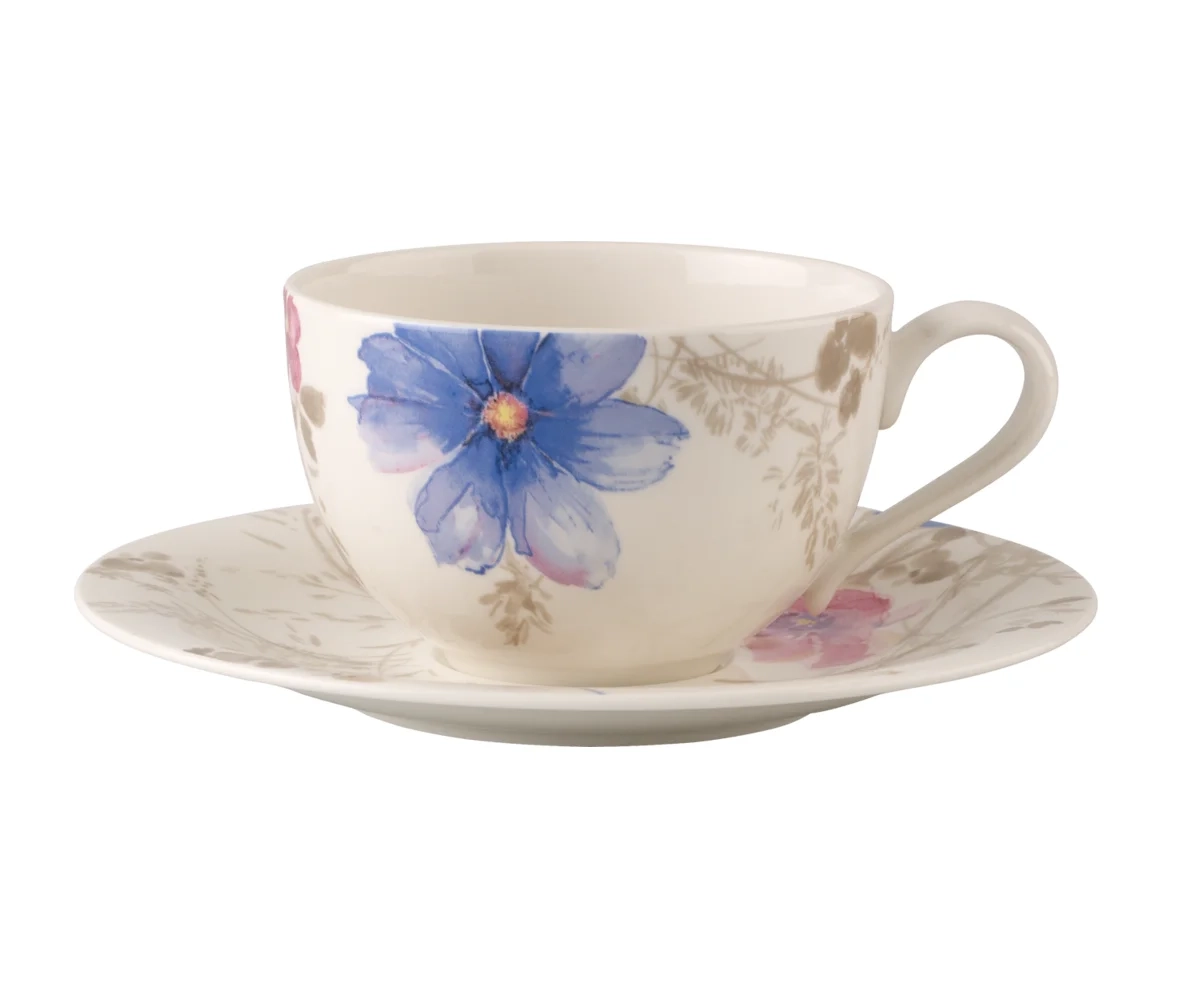 Villeroy&Boch - Mariefleur Gris Basic - Zestaw śniadaniowy 12el