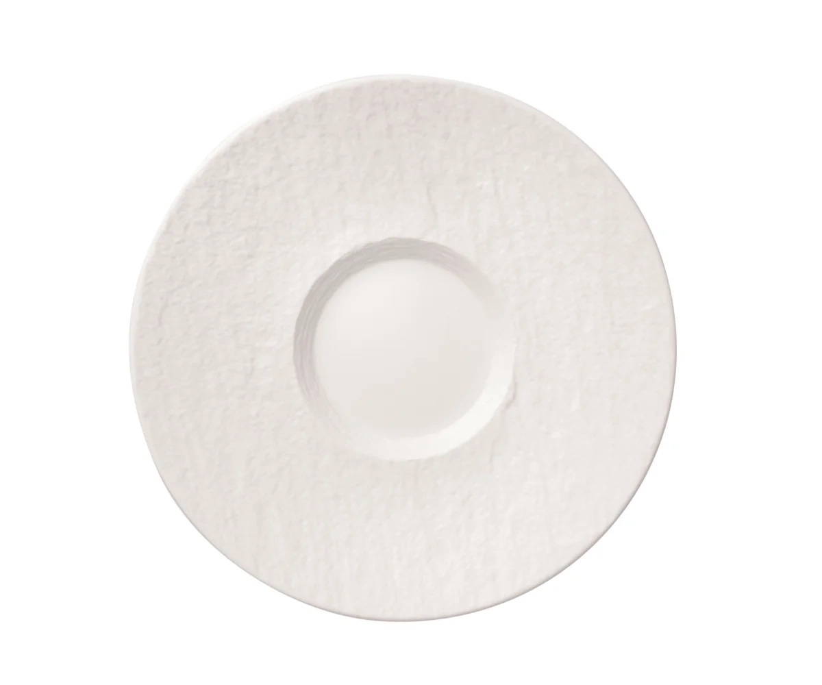 Villeroy&Boch - Manufacture Rock blanc - Spodek do filiżanki do białej kawy 17cm