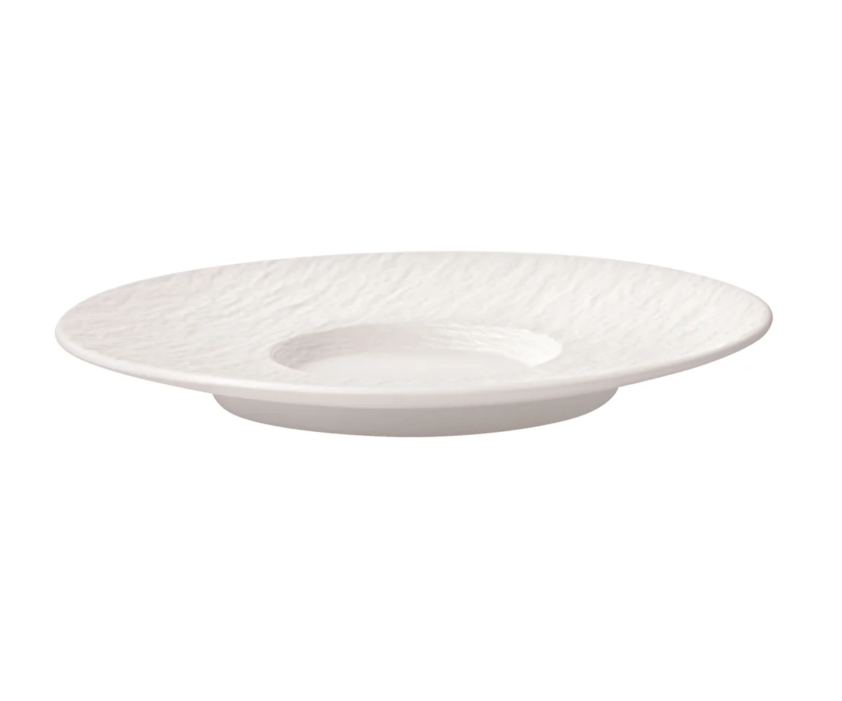 Villeroy&Boch - Manufacture Rock blanc - Spodek do filiżanki do białej kawy 17cm