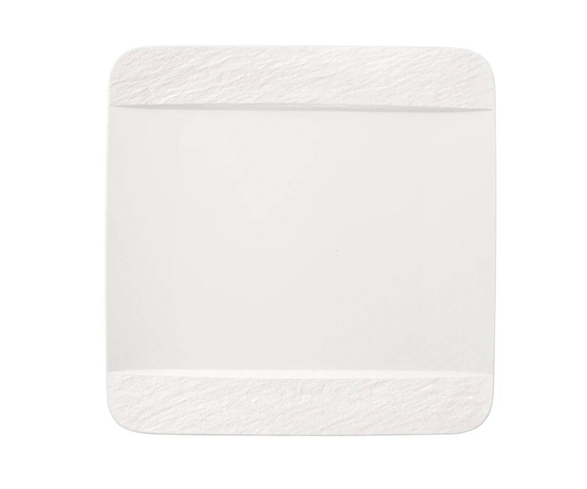 Villeroy&Boch - Manufacture Rock blanc - Talerz 28x28 cm
