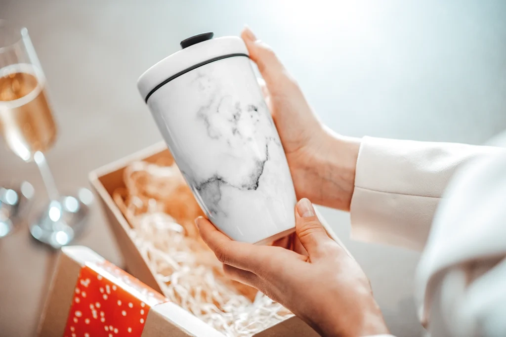 Like. by Villeroy&Boch - To Go - Kubek podróżny Marmory 0,35l