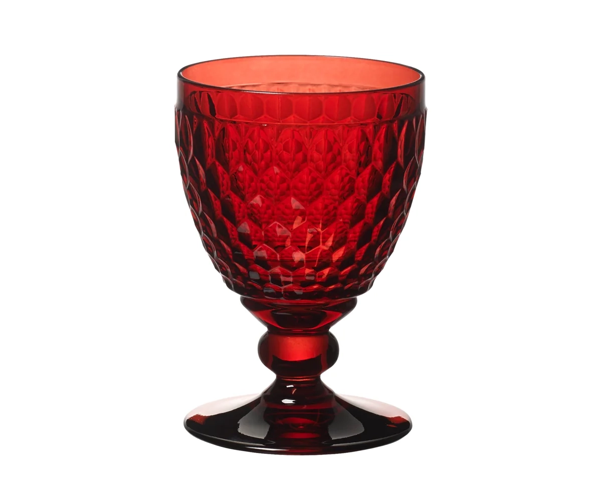 Villeroy&Boch - Boston Coloured - Zestaw kieliszków do czerwonego wina czerwony 4el.