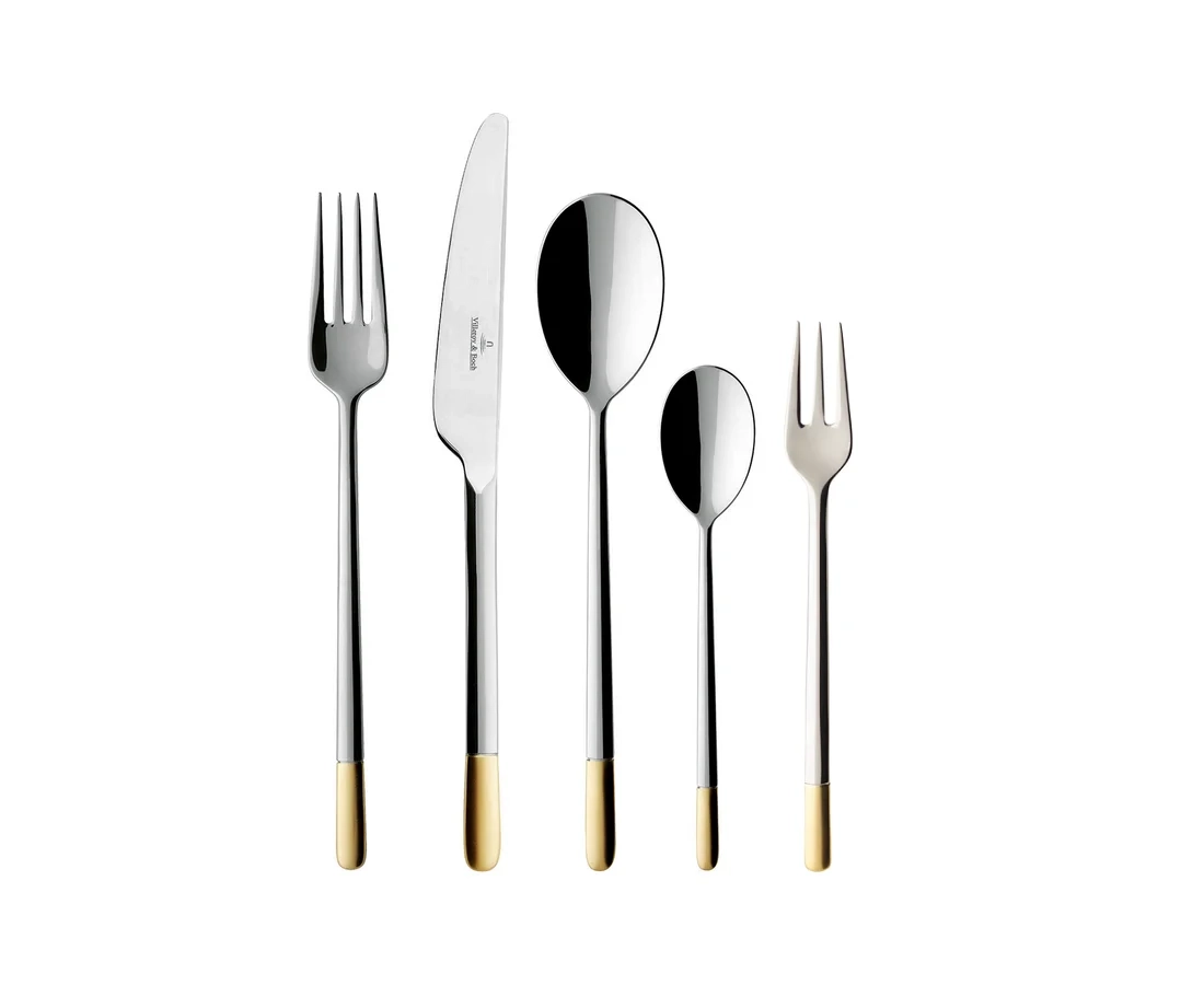Villeroy&Boch - Ella Partially Gold Plated - Zestaw sztućców 30el.