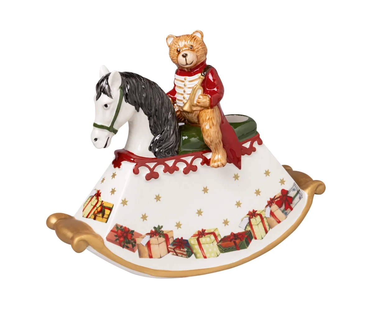 Villeroy&Boch - Christmas Toys - Świecznik Konik bujany