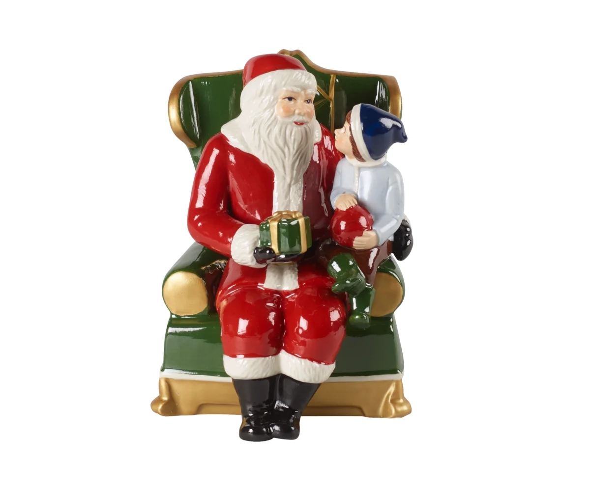 Villeroy&Boch - Christmas Toys - Figurka Mikołaj w fotelu