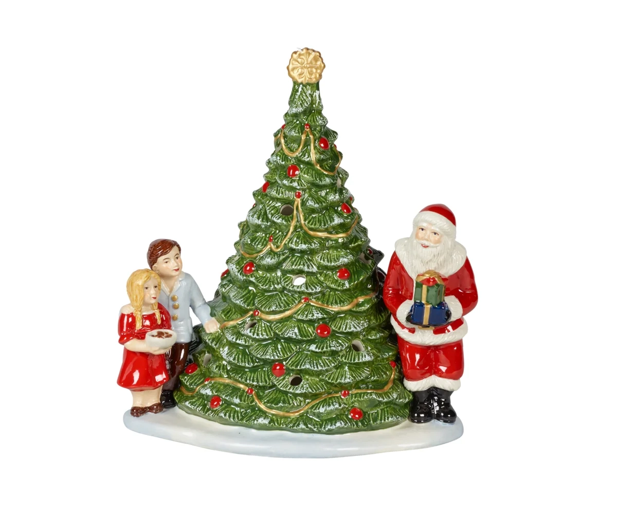 Villeroy&Boch - Christmas Toys - Świecznik Św. Mikołaj przy choince
