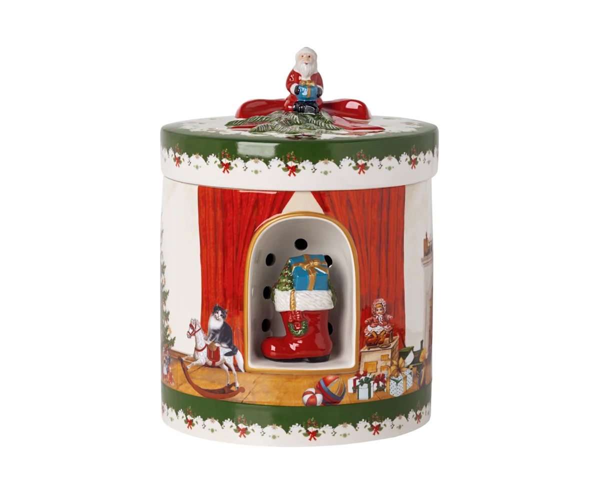 Villeroy&Boch - Christmas Toys - Lampion Mikołaj przynosi prezenty