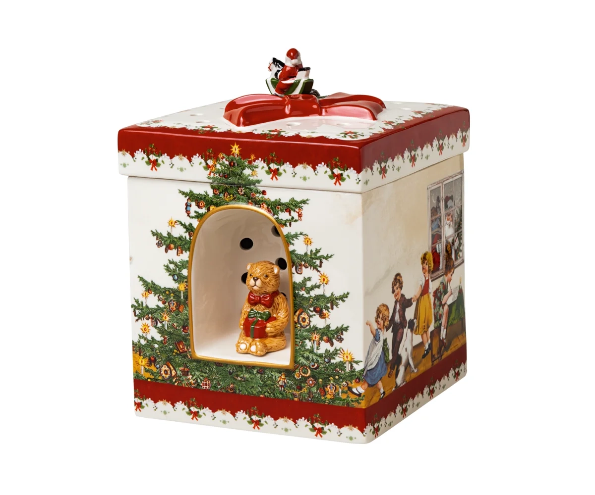 Villeroy&Boch - Christmas Toys - Lampion Mikołaj i dzieci 17cm