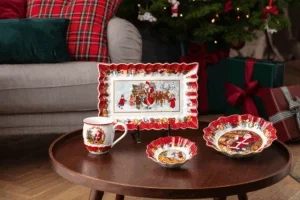 Villeroy&Boch - Toy's Fantasy - Talerz na ciasto Dzieci ze Św. Mikołajem 35cm