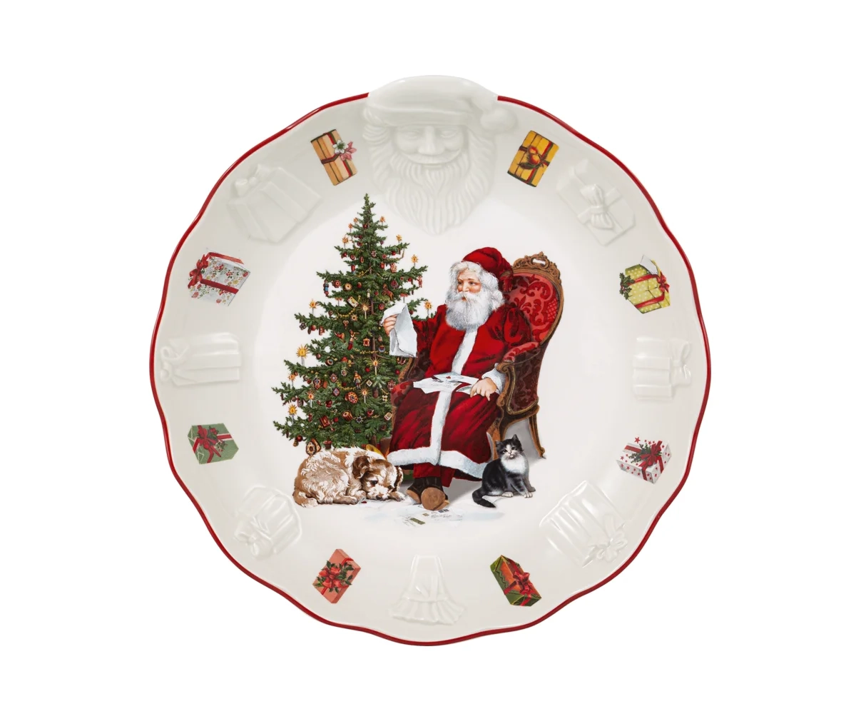 Villeroy&Boch - Toy's Fantasy - Miska Św. Mikołaj w fotelu 25cm