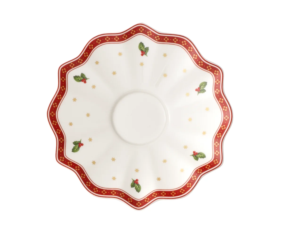 Villeroy&Boch - Toy's Delight - Spodek do filiżanki do kawy/herbaty biały 17cm