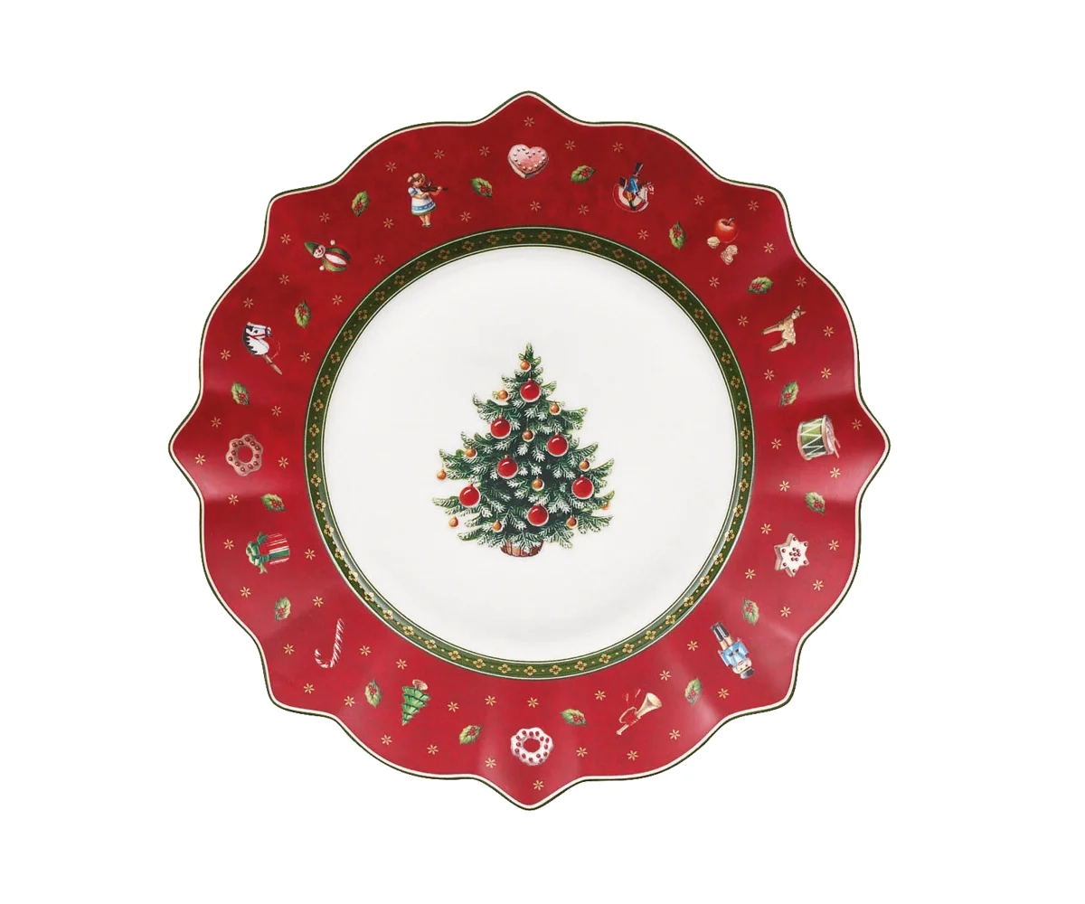 Villeroy&Boch - Toy's Delight - Talerz sałatkowy czerwony 24cm