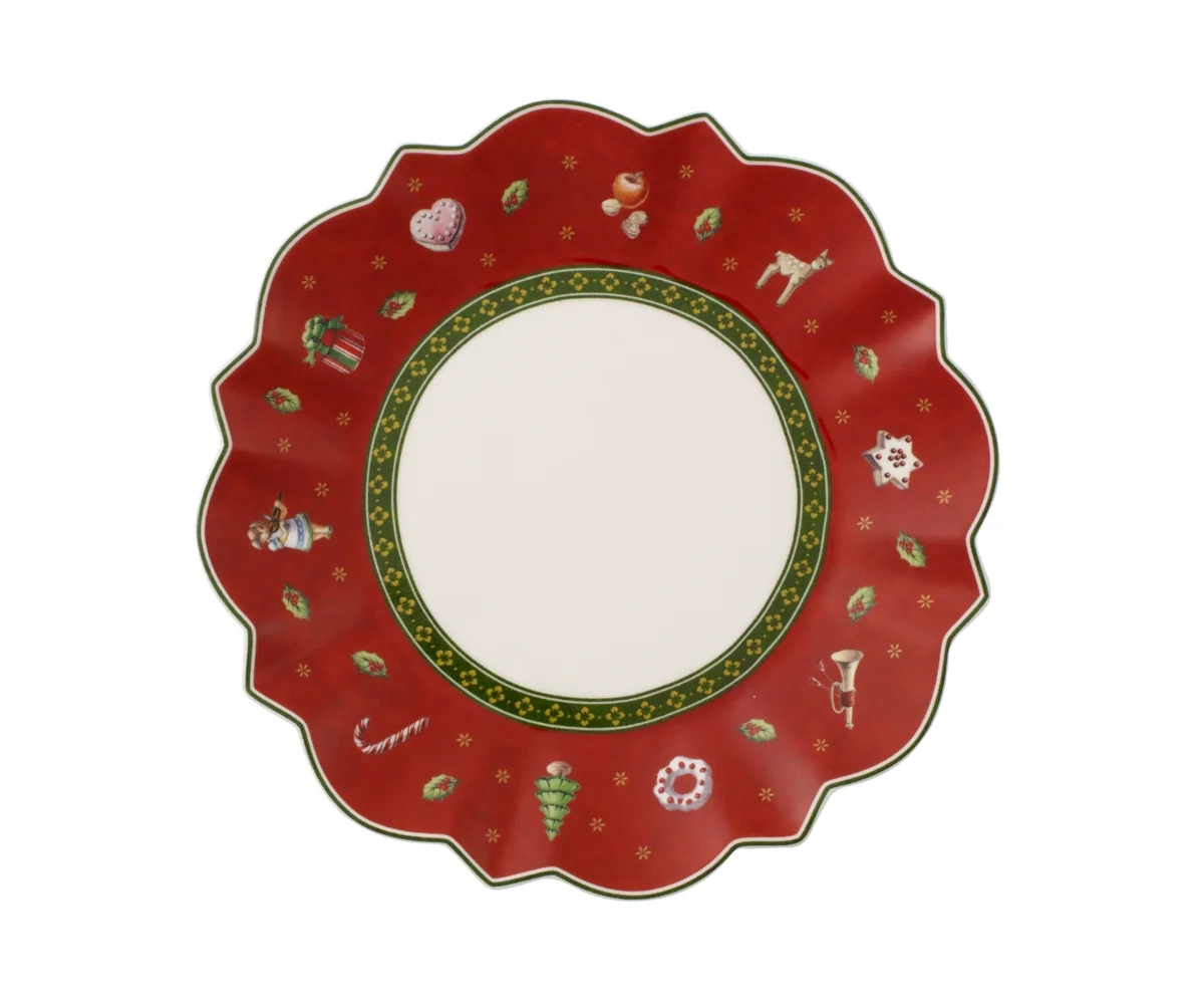 Villeroy&Boch - Toy's Delight - Talerzyk na chleb/masło czerwony 17cm