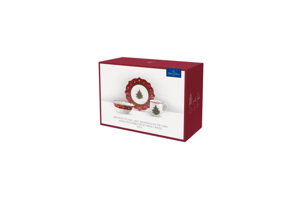 Villeroy&Boch - Toy's Delight - Zestaw śniadaniowy czerwony 6 el.