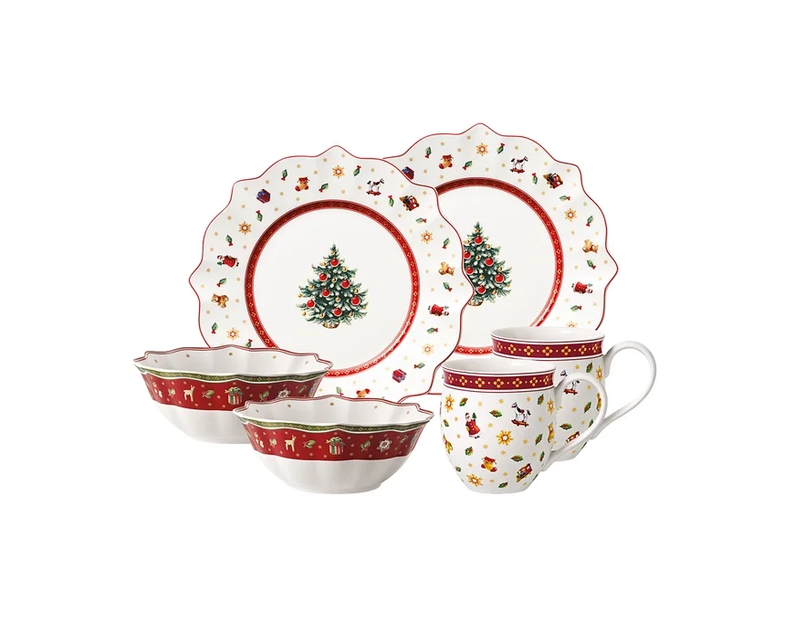 Villeroy&Boch - Toy's Delight - Zestaw śniadaniowy biały 6el.