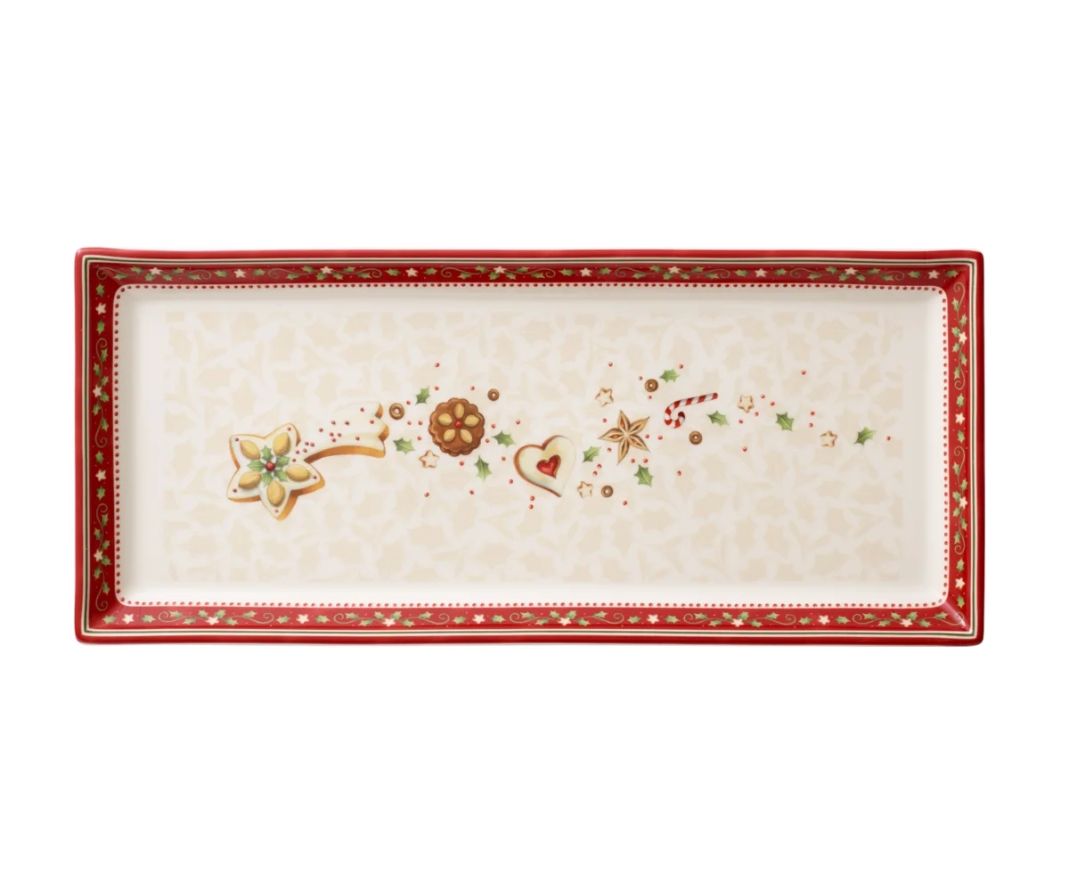 Villeroy&Boch - Winter Bakery Delight - Talerz na ciasto prostokątny 39x17cm