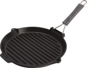 Staub – Patelnia grillowa 27 cm czarna