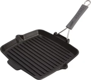 Staub – Patelnia grillowa 24×24 cm czarna
