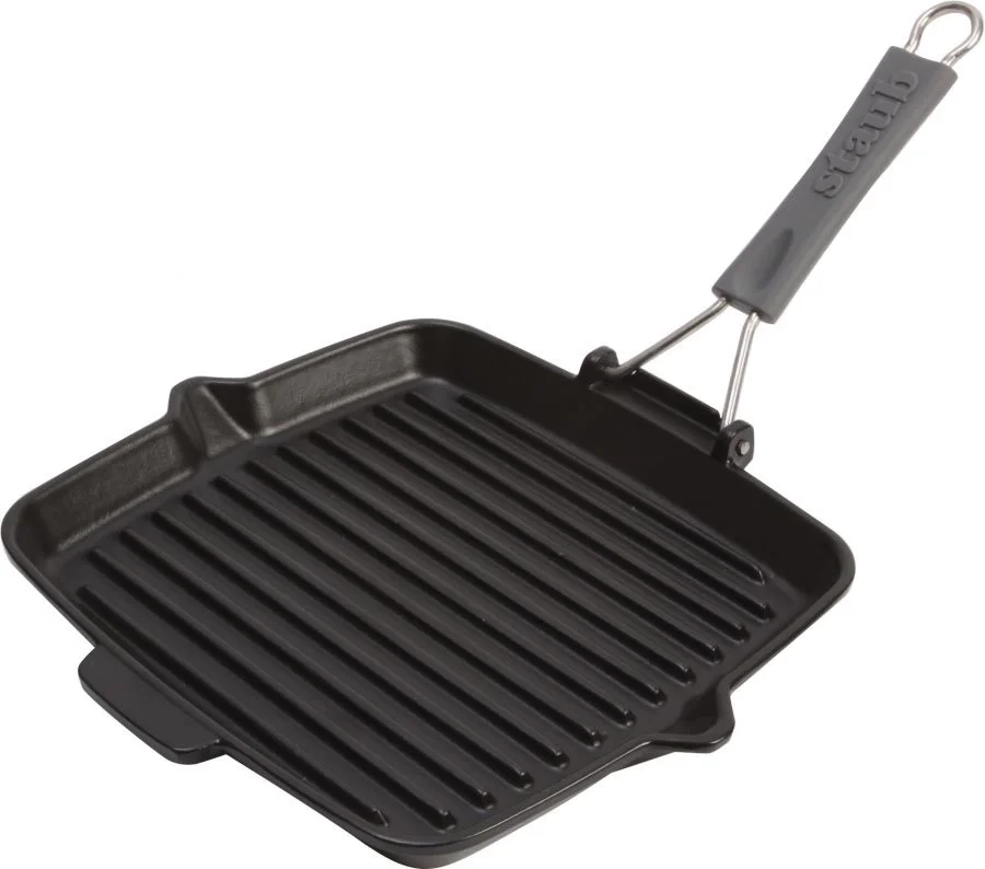 Staub – Patelnia grillowa 24×24 cm czarna