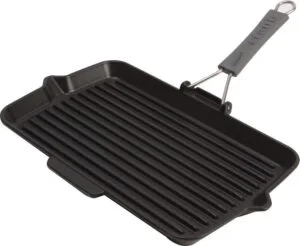 Staub – Patelnia grillowa 34×21 cm czarna