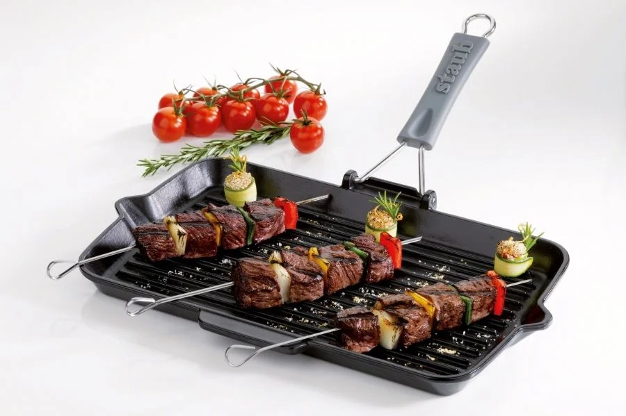Staub – Patelnia grillowa 34×21 cm czarna