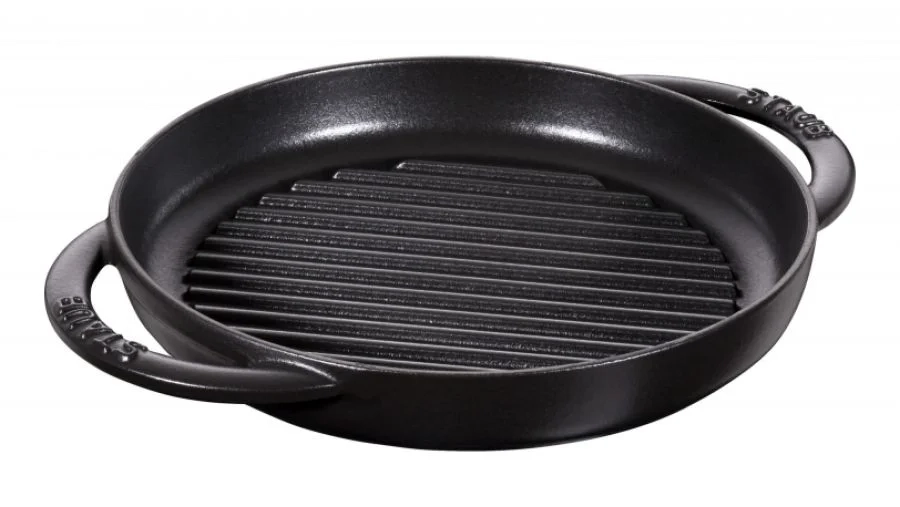 Staub – Pure Grill – Patelnia grillowa 22 cm czarna