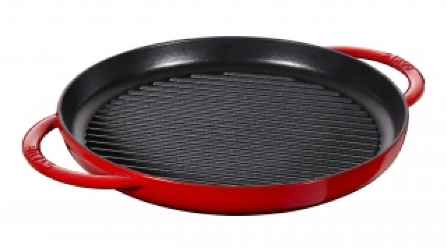 Staub – Pure Grill – Patelnia grillowa 22 cm wiśnia