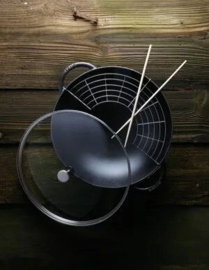 Staub – Petit Wok – Wok mały 30 cm ciemnoniebieski