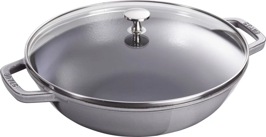 Staub – Petit Wok – Wok mały 30 cm szary grafit