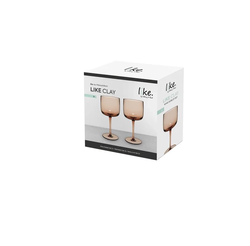 Like by Villeroy&Boch - Like Glass Clay - Zestaw kieliszków do wina 2el. 0,20l