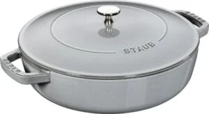 Staub – Patelnia żeliwna szary grafit okrągła 28cm