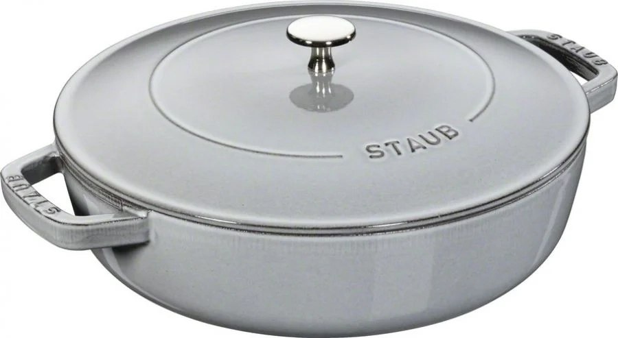 Staub – Patelnia żeliwna szary grafit okrągła 28cm