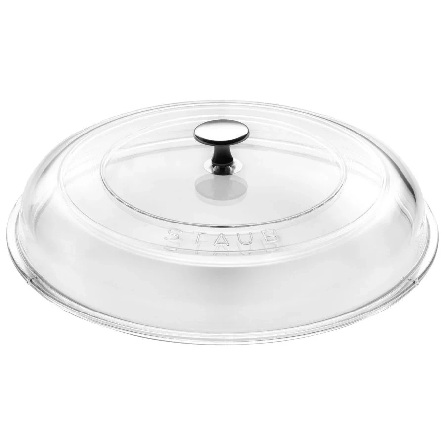Staub – Pokrywka szklana 30 cm wypukła (uchwyt nikiel)