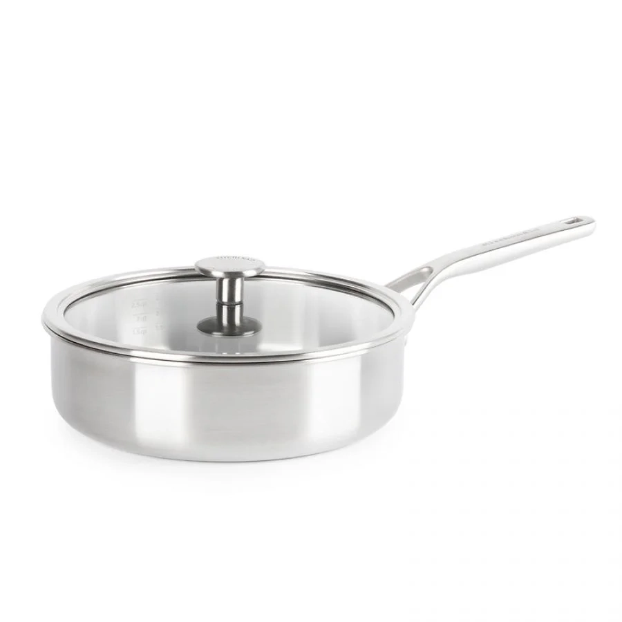 KitchenAid – Multi-Ply Stainless Steel – Patelnia głęboka 24 cm