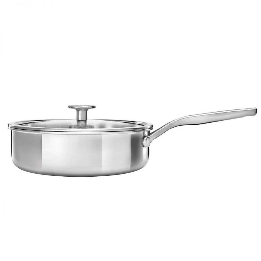 KitchenAid – Multi-Ply Stainless Steel – Patelnia głęboka 24 cm