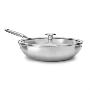 KitchenAid – Multi-Ply Stainless Steel – Wok 28 cm