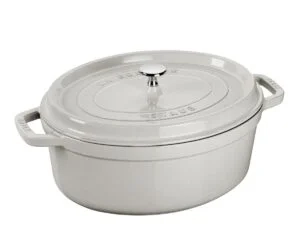 Staub - Cocotte - Brytfanna Żeliwna 31 cm truflowa owalna
