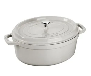 Staub - Cocotte - Brytfanna Żeliwna 27 cm truflowa owalna