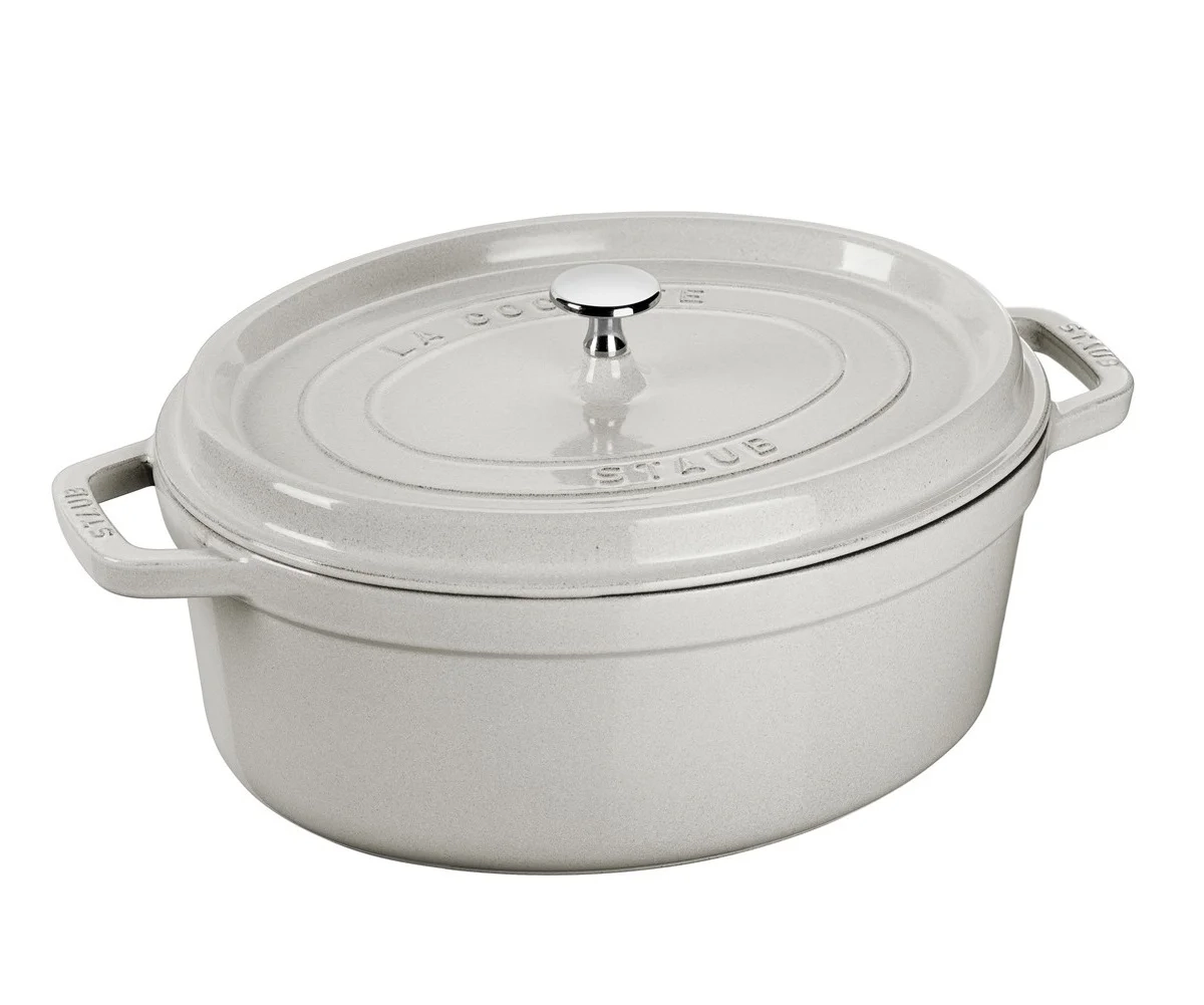 Staub - Cocotte - Brytfanna Żeliwna 27 cm truflowa owalna