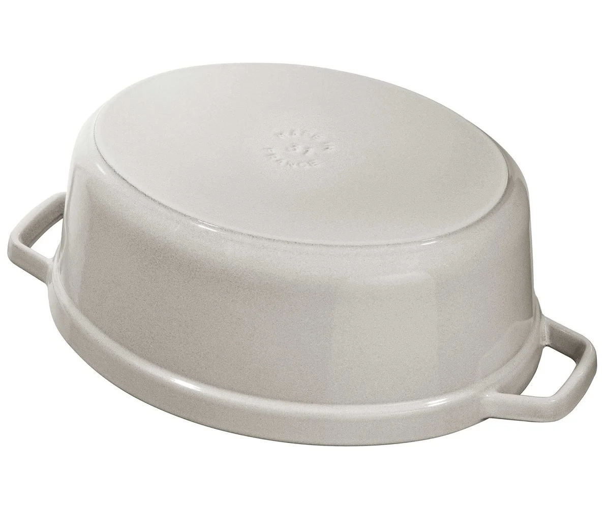 Staub - Cocotte - Brytfanna Żeliwna 27 cm truflowa owalna