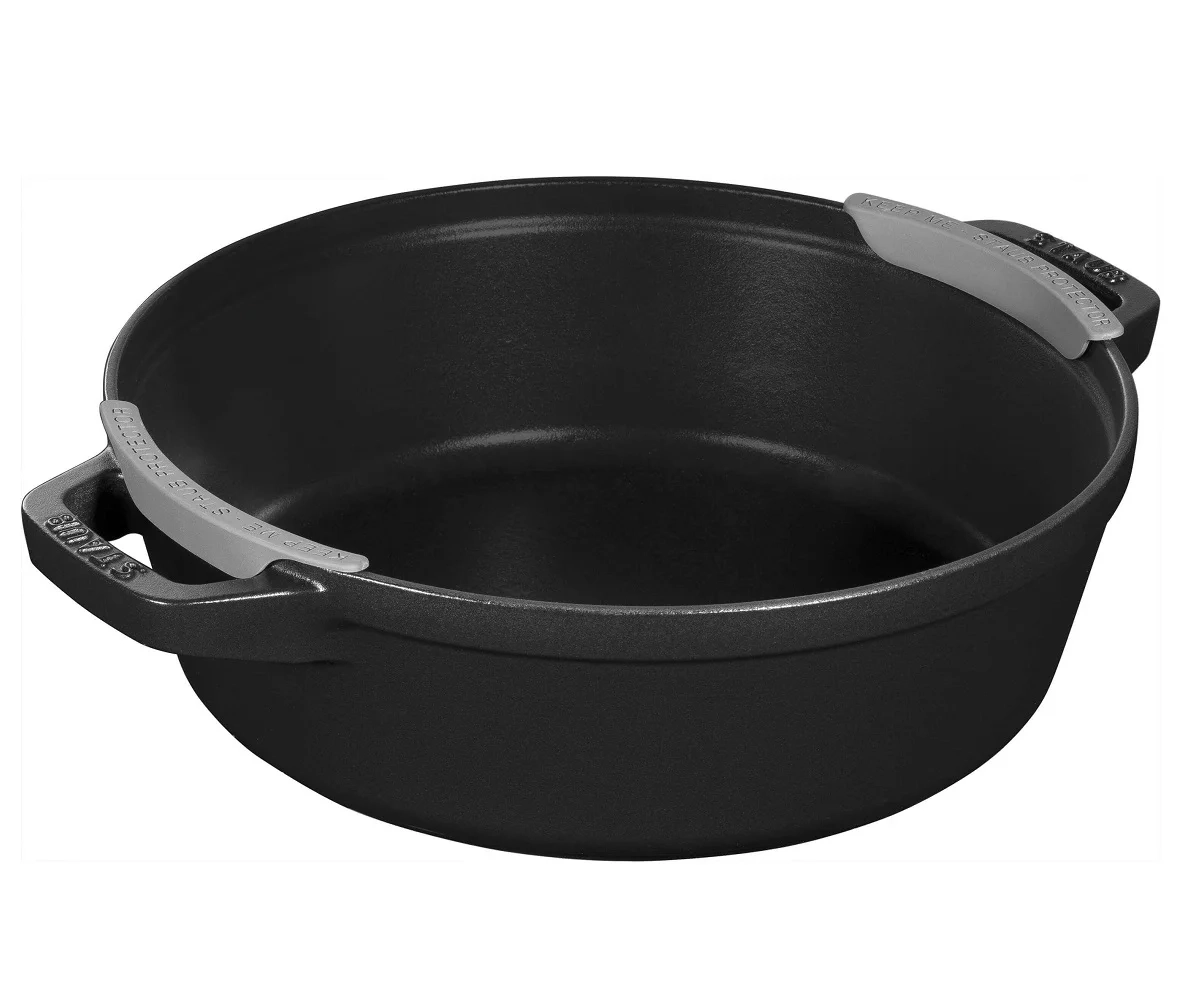 Staub - zestaw 3 naczyń + pokrywka 24 cm czarny