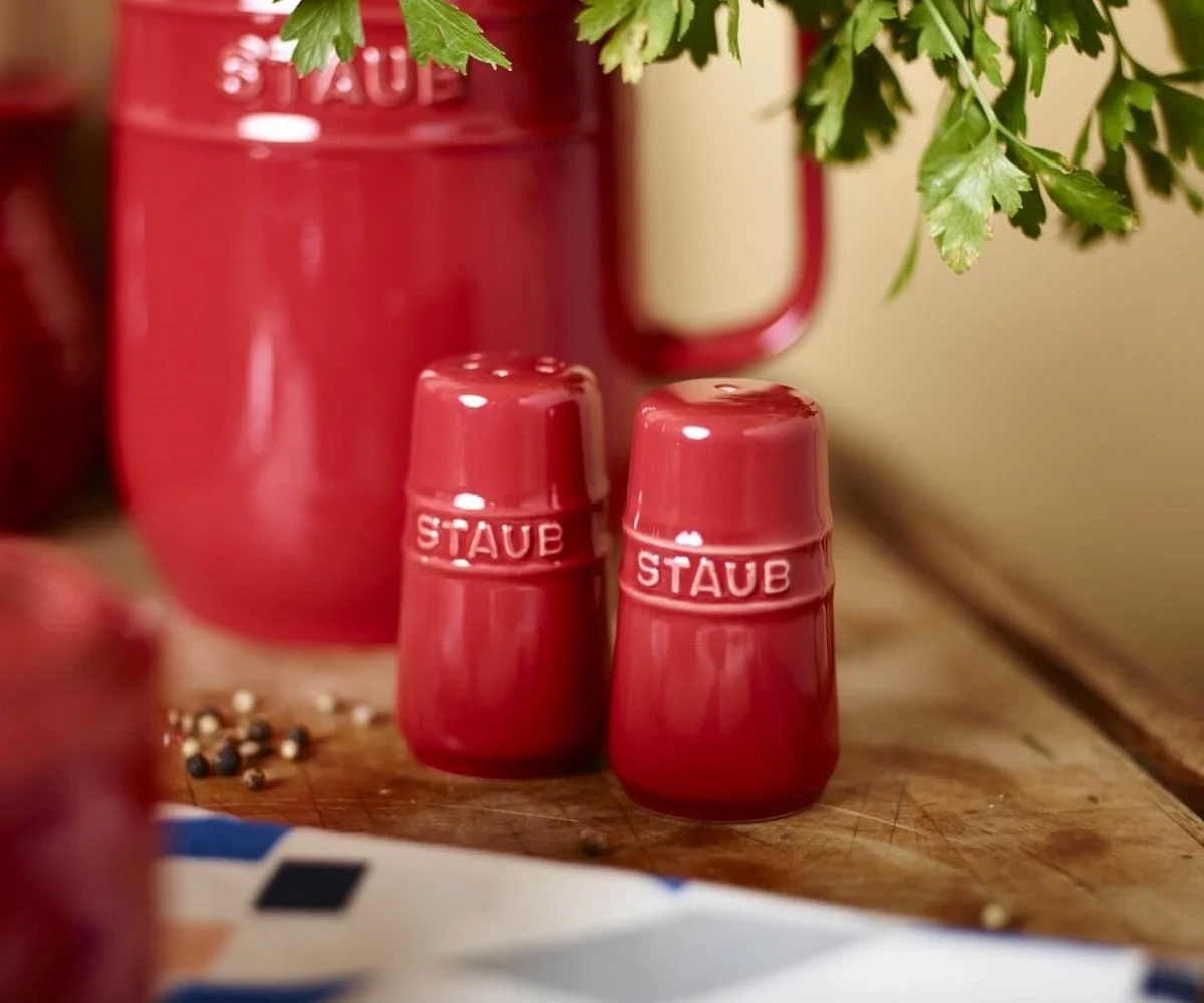 Staub - Zestaw sól&pieprz wiśnia 2el.