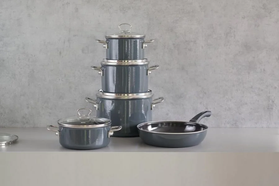 Riess - Dark Grey - Zestaw 9 elementów - obrazek 2