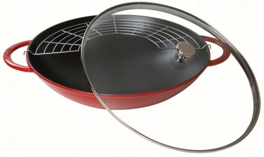 Staub – Petit Wok – Wok mały 30 cm wiśnia